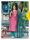 Kashish 14 By Kaya Chanderi Top With Bottom Dupatta Wholesale Suppliers In Mumbai
